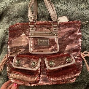 Coach poppy spotlight handbag pink❤️